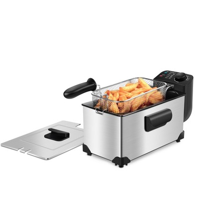 Agni Friture gryde i Rustfrit Stål, 2200W, 3L