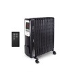 Oliefyldt Radiator 2500W med Elektronisk Kontrolpanel - 13 Ribber, Bredde 147mm - Sort