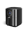 Mini Cube Airfryer - Elektronisk 1500W 3.5L Dobbelt Gryde, Sort