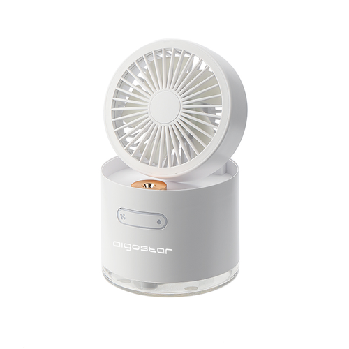Mini Mist Fan 300ml - Hvid (VDE-godkendt / Vindgave)