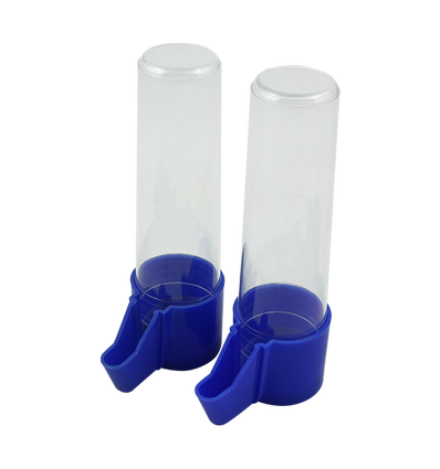 Blå Plastik Drikkeflaske - L13,5 cm x Ø4 cm