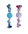 Reb med TPR-Legetøj - 25,4 cm, Blå/Pink, 2-Farvers Mix