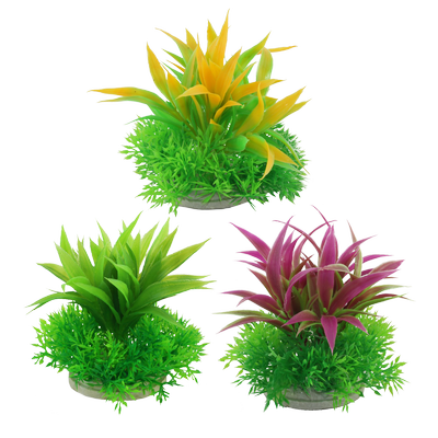 Se Plastikplante 05 - 10 cm - 3-Farveblanding hos Aigostar.dk