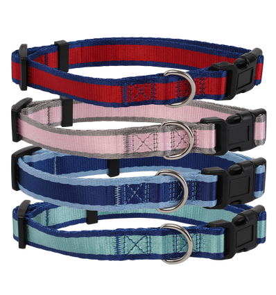 Hundehalsbånd W1*L15-30cm - Pink/Rød/Mørkeblå/Lyseblå