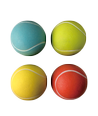Gummi Tennisbold D6.3cm - Grøn/Rød/Blå/Gul, assorteret 1 stk.