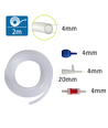 Ilt-Rørsæt Ø4mm L2m / Ø20*Ø4mm / Ø4mm / Ø4mm | D2*L3.4cm / L4.5*B2.5cm / L5.5*B1.5cm