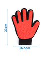 Femfingerhandsker (63G) - L23 x W16,5 cm - Rød