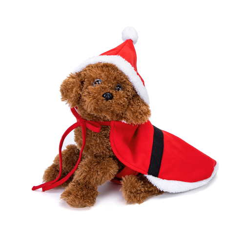 Julemands Kostume til Kæledyr - Rød, L30cm