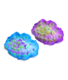 Fluorescerende Glødende Koral, Blå/Lilla - L9 x B7.3 x H2.3 cm
