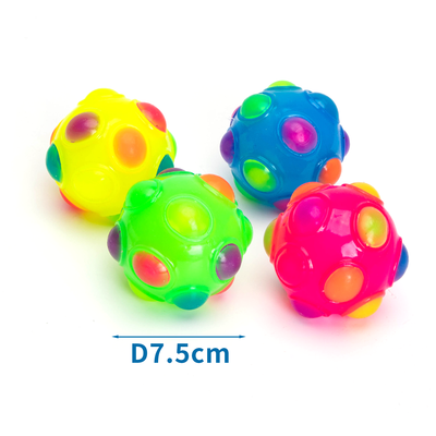 Billede af LED Blinkende Diskokugler D7,5 cm - Pink/Blå/Grøn/Gul