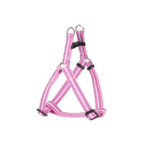 Pink Hundesele L: W2,5 x L50-70 cm