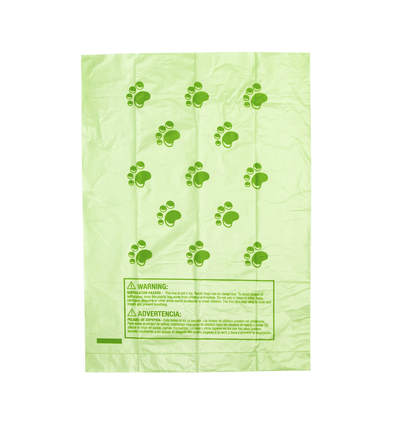 Biologisk Nedbrydelige Hundeposer - 240 stk. inkl. Dispenser - Grøn - 16 Ruller, 23x32 cm