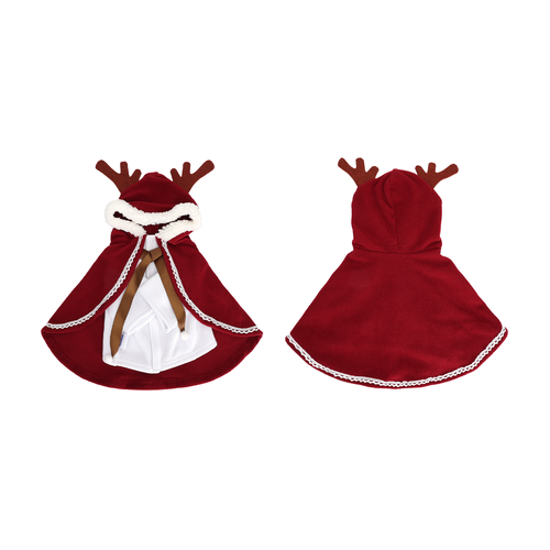Juleelg-kappe - Rød | Størrelser: L (35cm) / XL (40cm) / XXL (45cm)