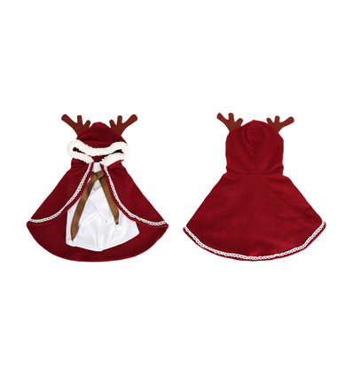 Juleelg-kappe - Rød | Størrelser: L (35cm) / XL (40cm) / XXL (45cm)