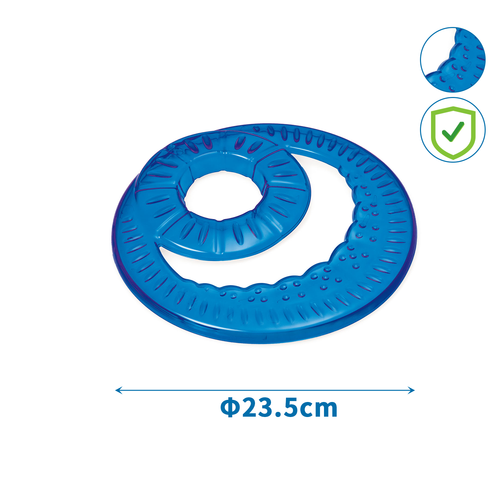 Blød Frisbee - Blå, Ø23.5 cm