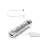Laser Legetøj til katte, USB opladning - L10.2*D1.5cm, Sølv