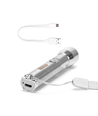 Laser Legetøj til katte, USB opladning - L10.2*D1.5cm, Sølv