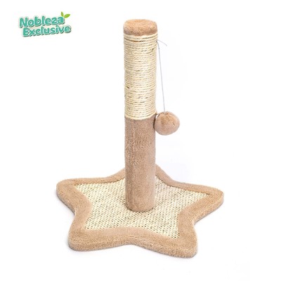 Nobleza Eksklusivt Mini Kattetræ - 33,5x33,5x38 cm, Beige