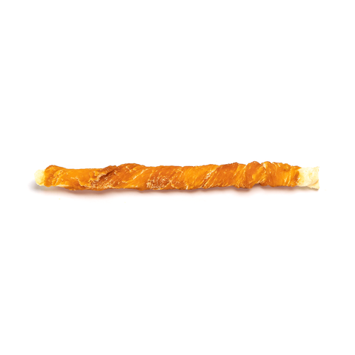 Kylling- & Torsk Rullede Chips - L: 10 cm, Hvid/Orange