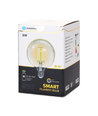 Smart LED Filament pære G125 - E27 6W CCT/Klar