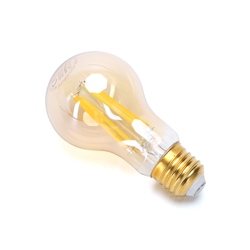 Smart LED Filament pære A60 - E27 6W CCT/Amber - 6-pak