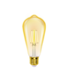 Smart LED Filament pære ST64 - E27 6W CCT/Amber - 4-pak