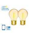 Bluetooth Mesh Smart Filament G45 E27 4.5W CCT Amber