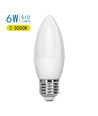 Outlet: Aigostar LED lampe A5 C37 6W, E27 fatning - 3000K