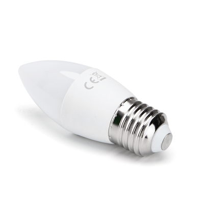 Aigostar LED A5 C37 7W, E27 fatning - 6400K, Sæt af 5 stykker