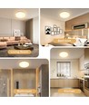 LED Fugtsikker Loftlampe, 24W, 3000K, IP54