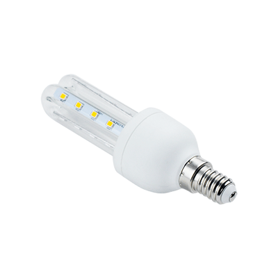 LED B5 T3 2U 4W E14 3000K - Kulør : Varm