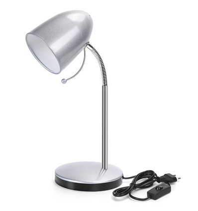 Bordlampe Sølv E27