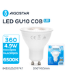LED A5 GU10 4.9W COB 6500K