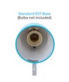 Blå Bordlampe E27