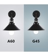 LED A5 A60 - Stor Spredning - E27 9W 3000K