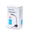 Outlet: LED Klemmelampe Sort med Stik/2