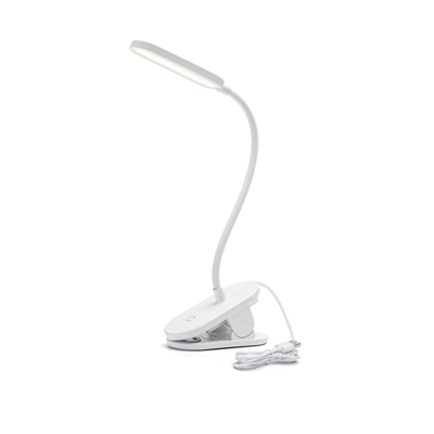 Billede af LED Klip-Lampe Hvid med Stik/2 - Kulør : Neutral