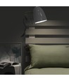 Aigostar, LED klemlampe - E27 fatning, skrivebordslampe med klemme, bordlampe, læselampe, hvid, ekskl. lyskilde