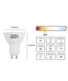 Outlet: LED A5 GU10 8W 3000K