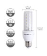 LED B5-T3 3U 9W E27 6500K