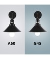Aigostar LED A5 A60 7W, E14 fatning - 6400K, Sæt med 5 stykker