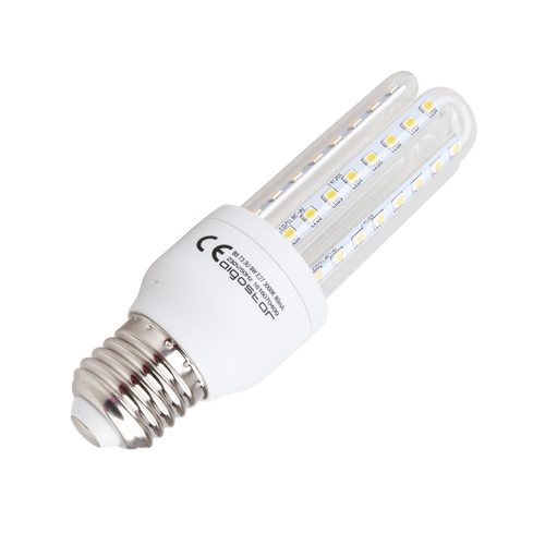 Aigostar LED B5 T3 2U 12W, E27 fatning - 3000K, Sæt af 5 stykker