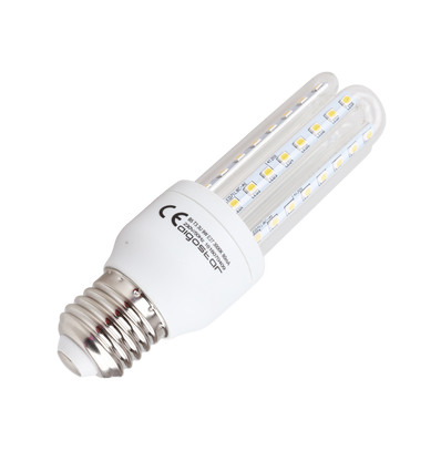 Aigostar LED B5 T3 2U 12W, E27 fatning - 3000K, Sæt af 5 stykker