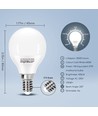 LED G45 A5 E14 5W 6500K Stor Spredning