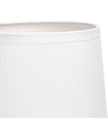 Hvid Keramik Bordlampe med Sort Fodstykke - E14 [05] (Pære Ikke Inkluderet)