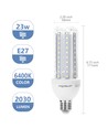 LED B5 T4 4U 23W E27 6500K