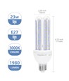 LED B5 T4 4U 23W E27 3000K