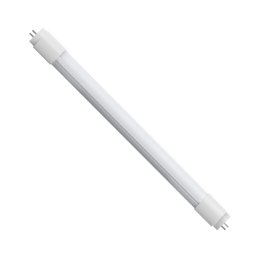 LED T8 10W 0.6m 4000K Halv-Aluminium/Plast