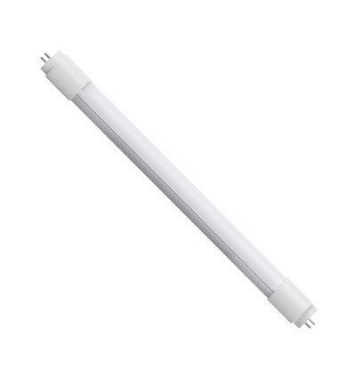 LED T8 10W 0.6m 4000K Halv-Aluminium/Plast