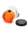 LED Campinglampe Orange med Krog - 4xAA Batterier